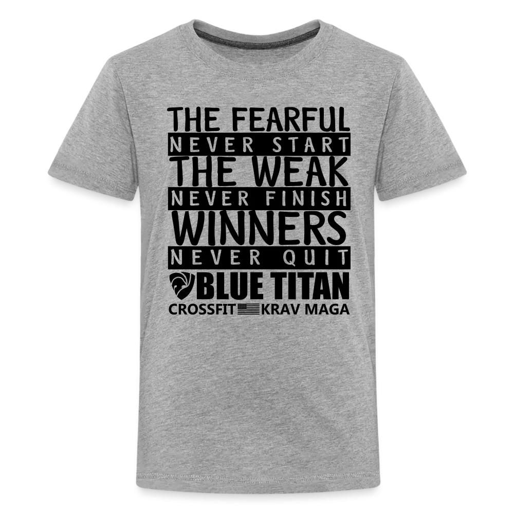 Winners Never Quit, Kids T-Shirt
