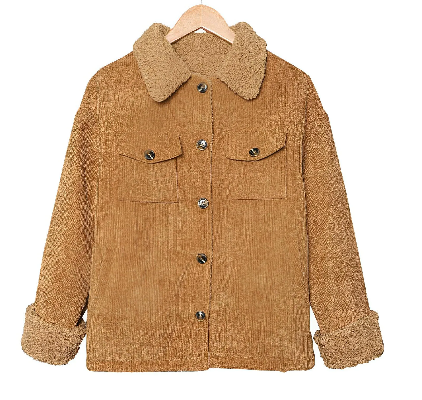 Winter Retro Fur Collar Jacket