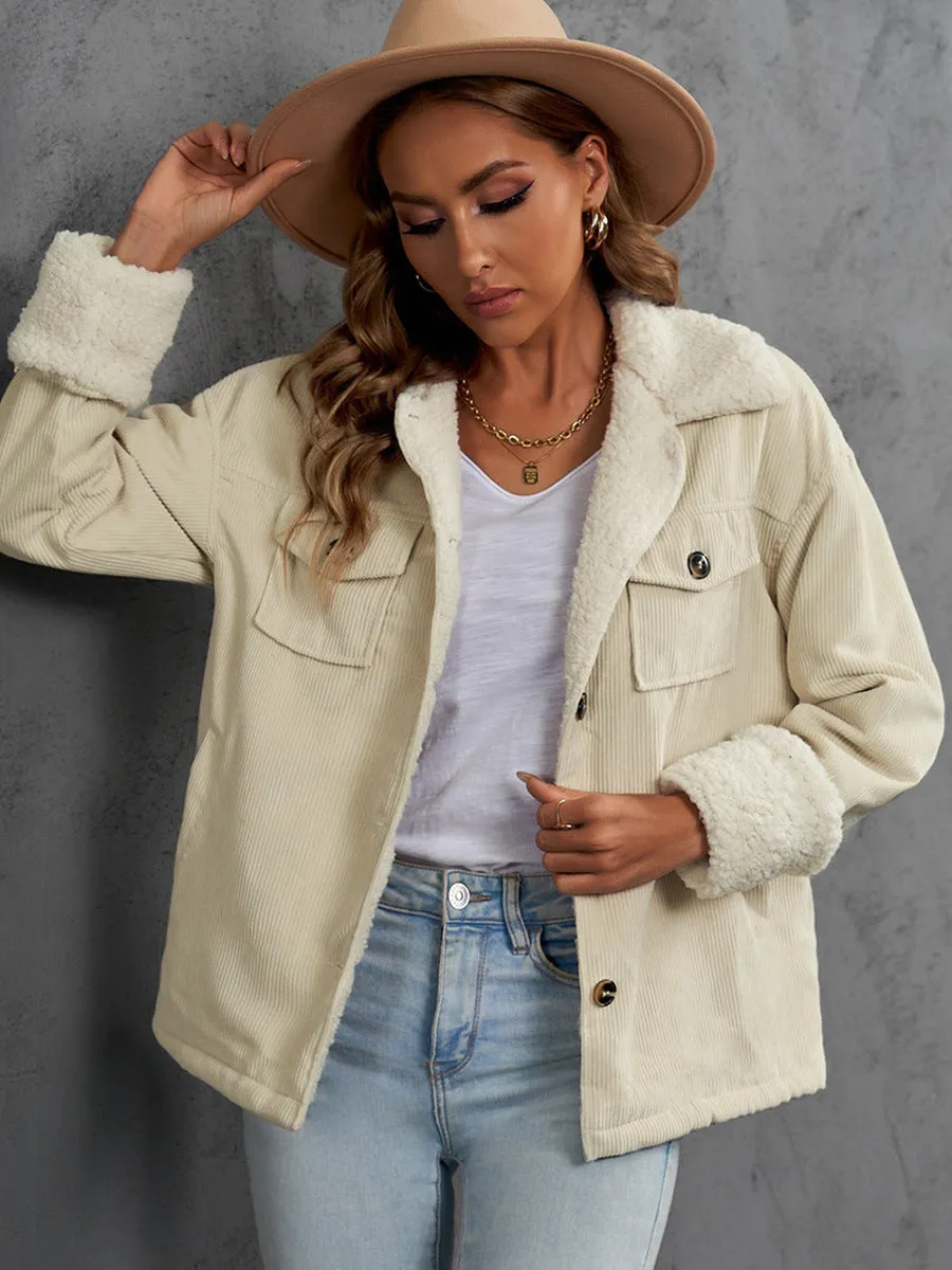 Winter Retro Fur Collar Jacket