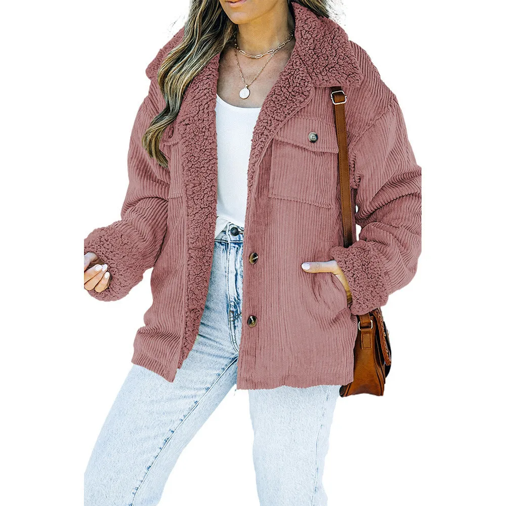 Winter Retro Fur Collar Jacket