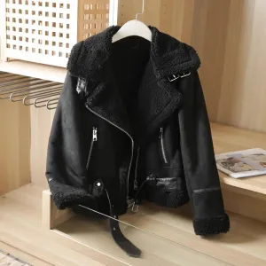 Wolffmode Thick Warm Suede Jacket