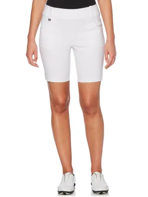 Womens 9.5" Tech Stretch Solid Short