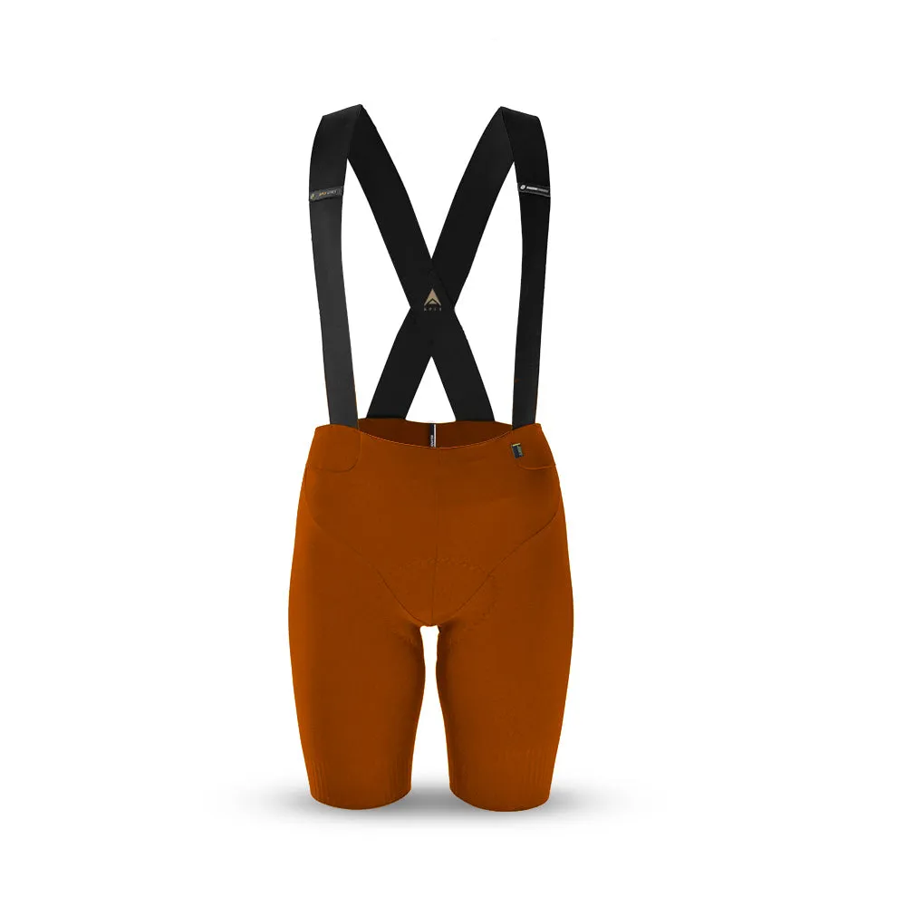 Women's Apex Elite Bib Shorts (Rust)