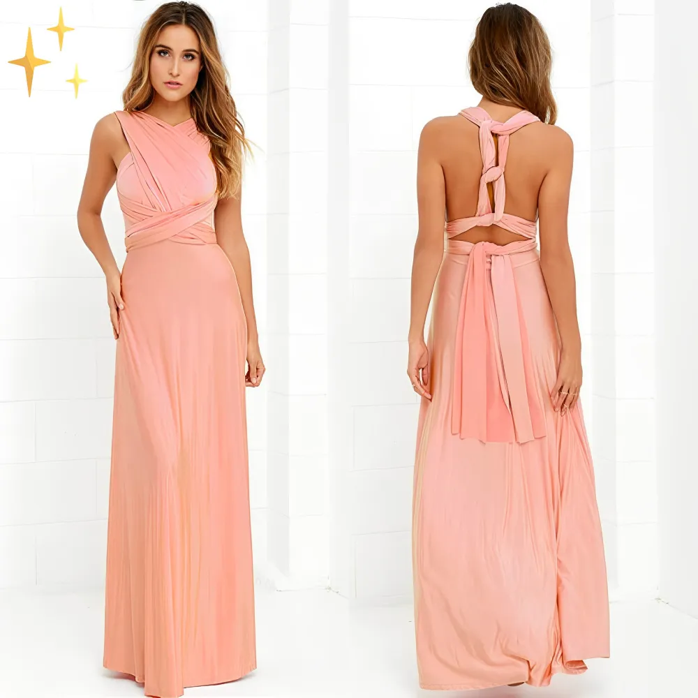 Women's Elegant Backless Party Dress | Maxi