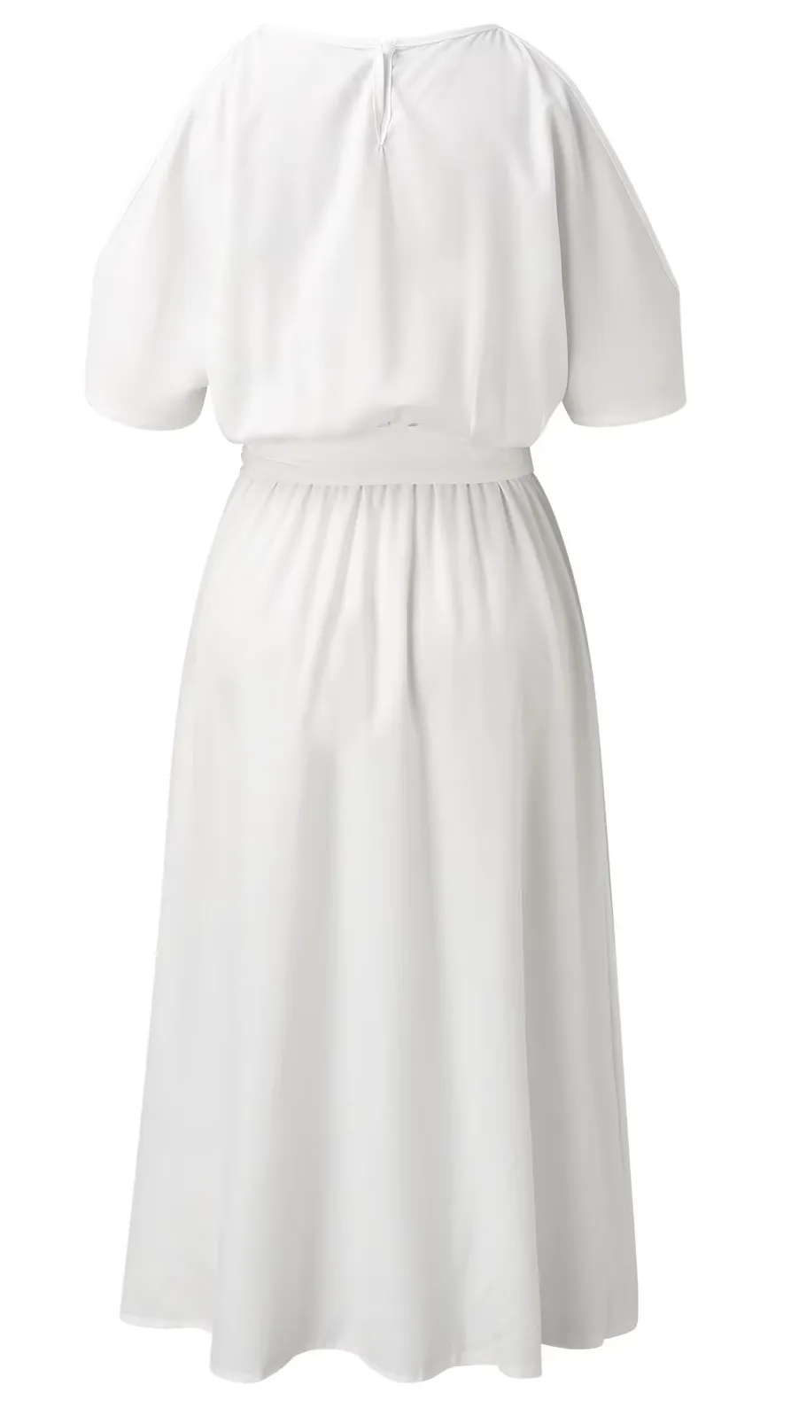 Women's Elegant Backless Summer Dress | Midi