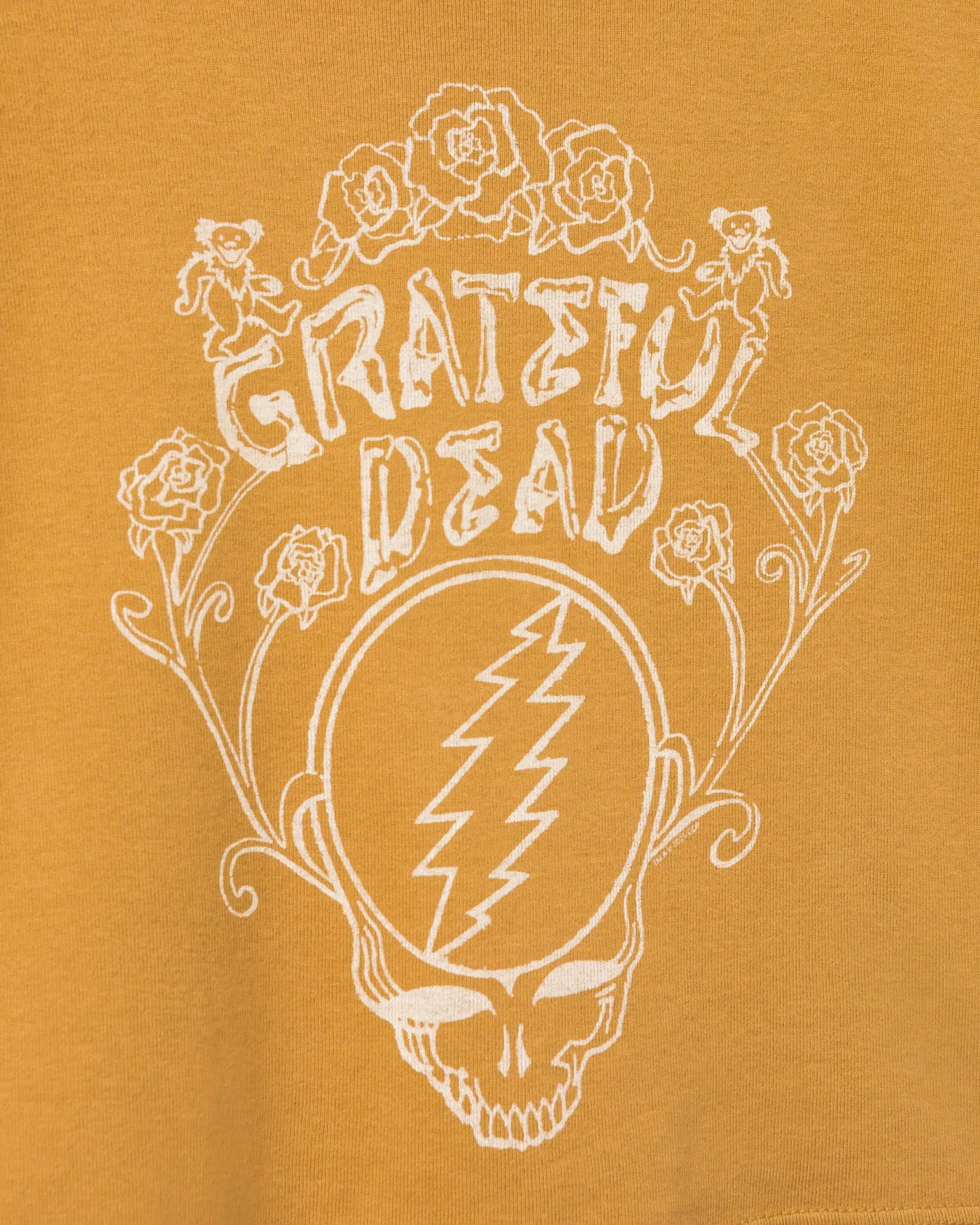 Women's Grateful Dead Skull Baby Tee