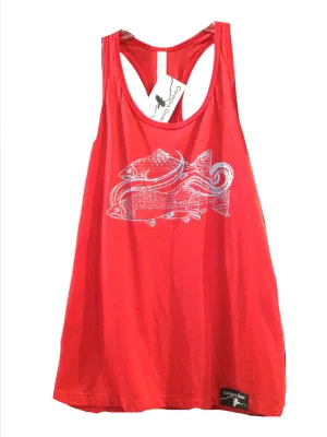 Women’s Swimming Salmon Tank Top