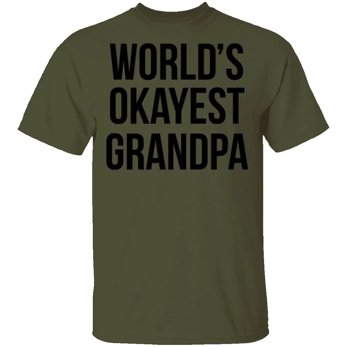 World's Okayest Grandpa T-Shirt