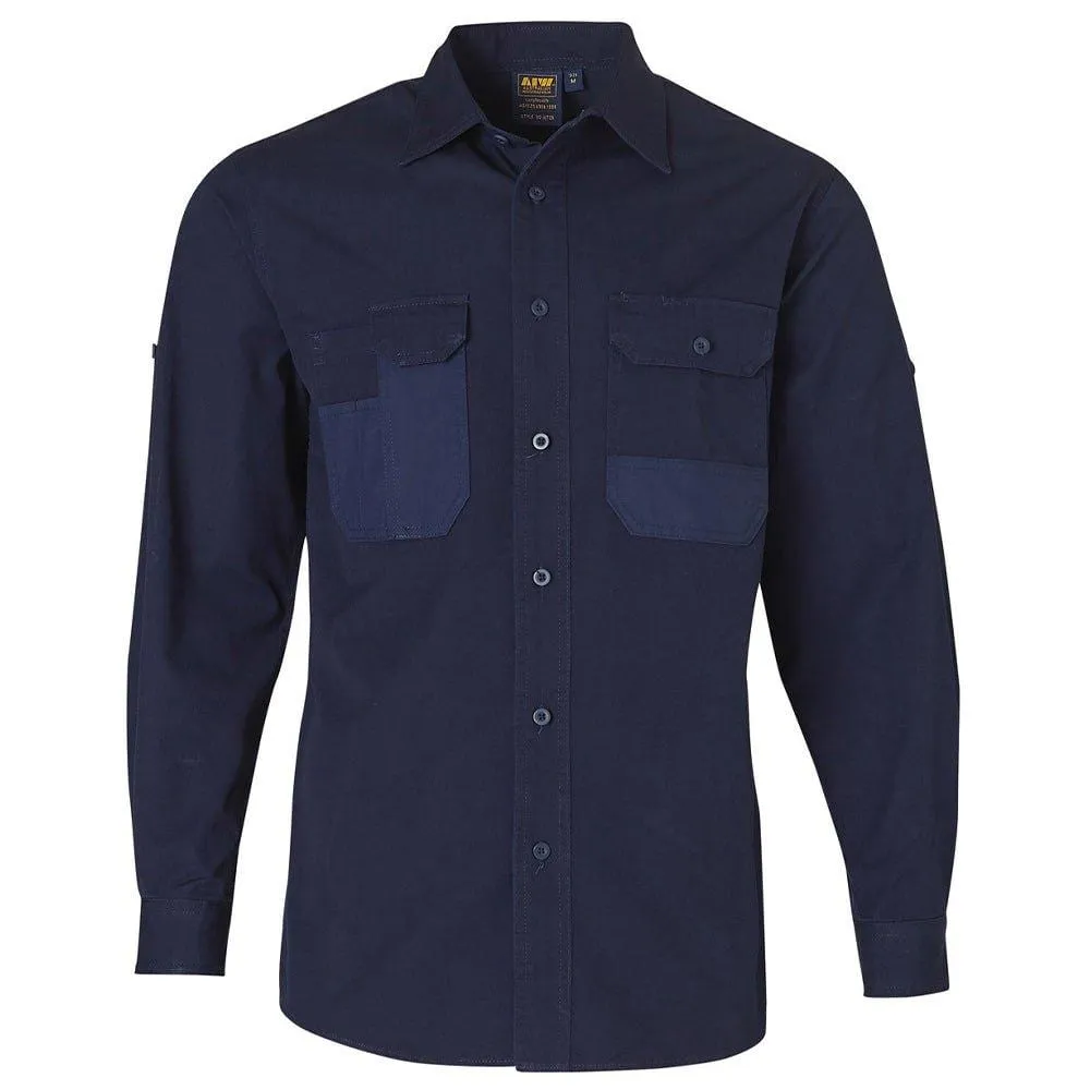 WT06 Durable Long Sleeve Work Shirt