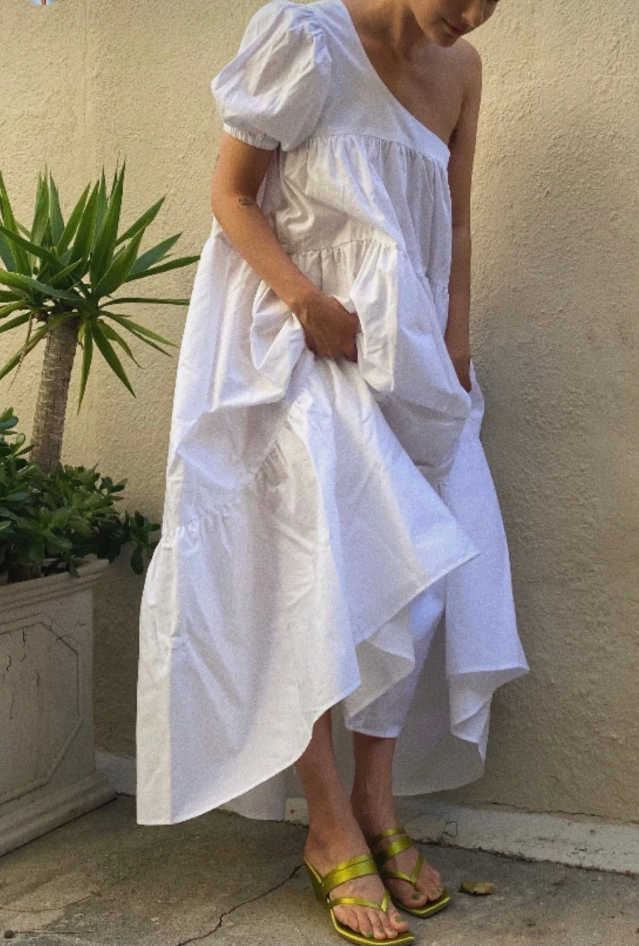 Yang Dress in White