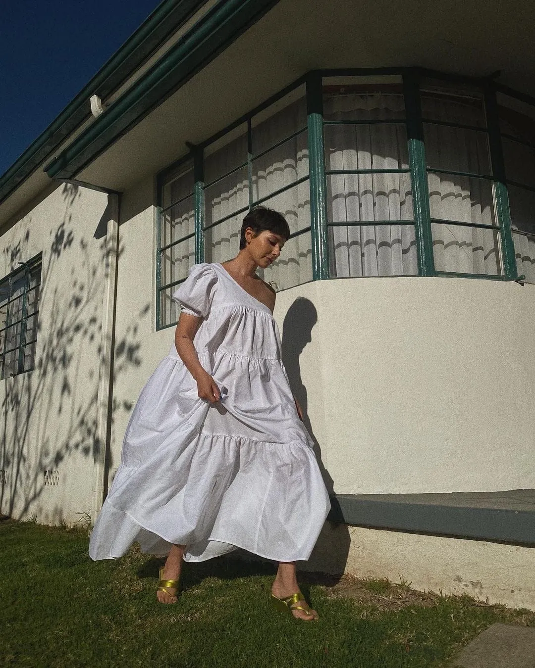 Yang Dress in White