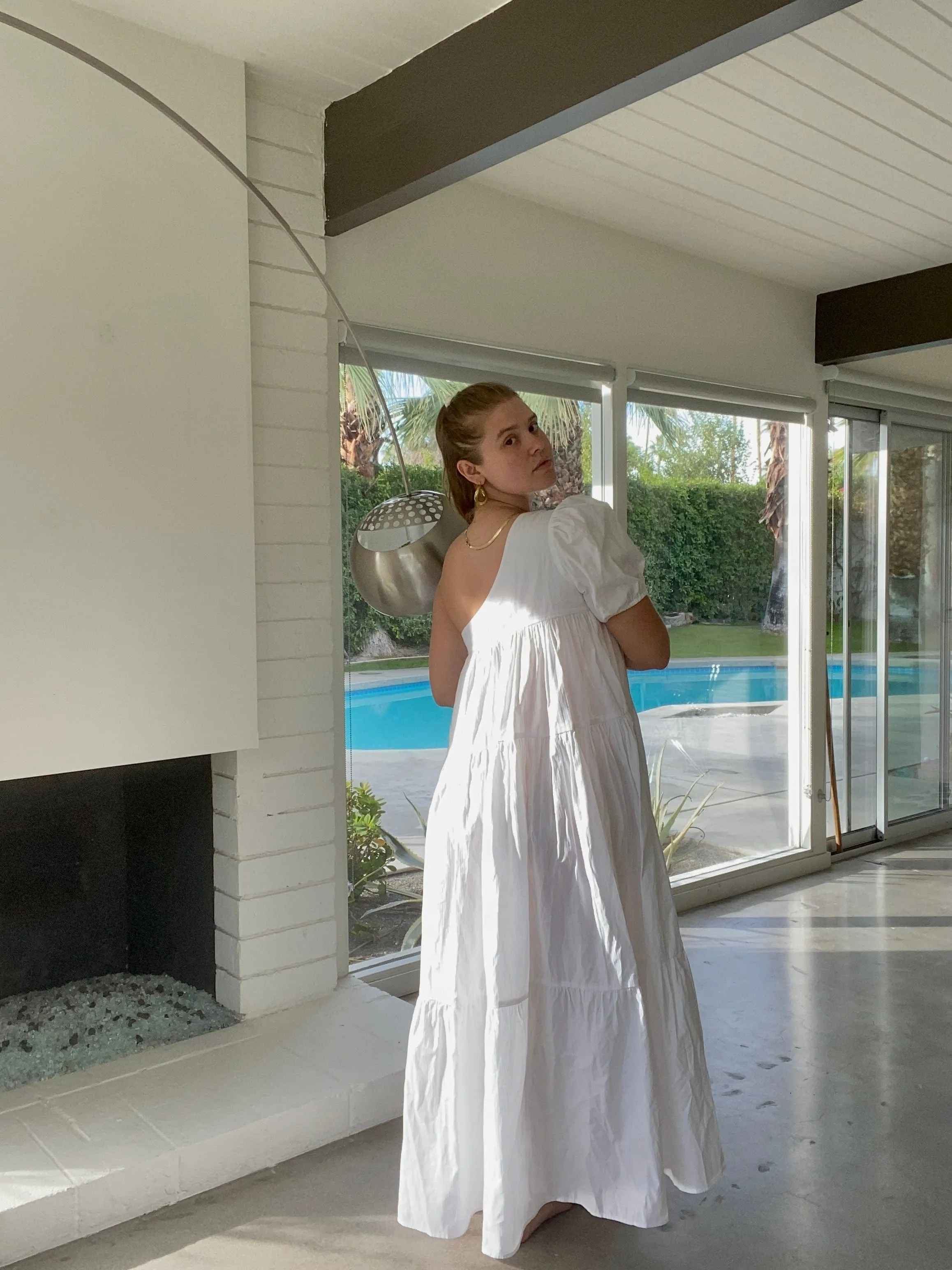 Yang Dress in White