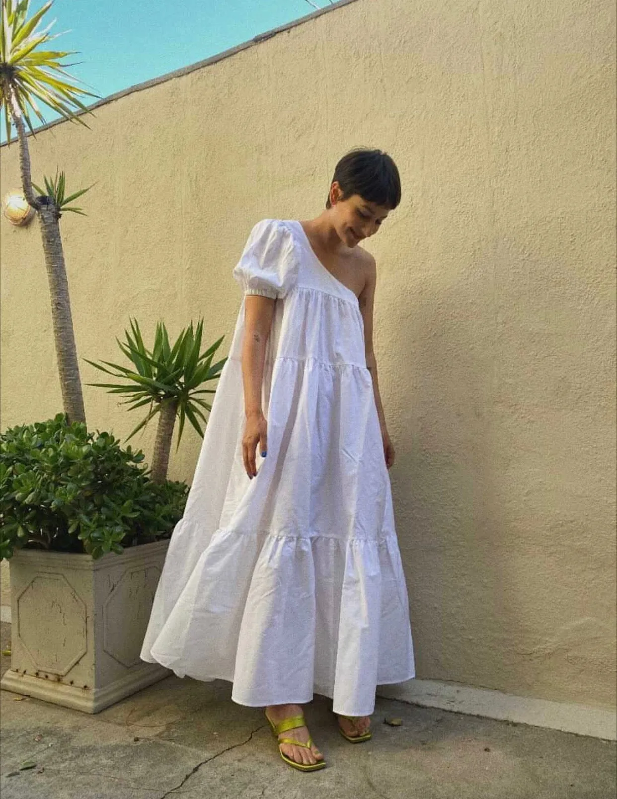 Yang Dress in White