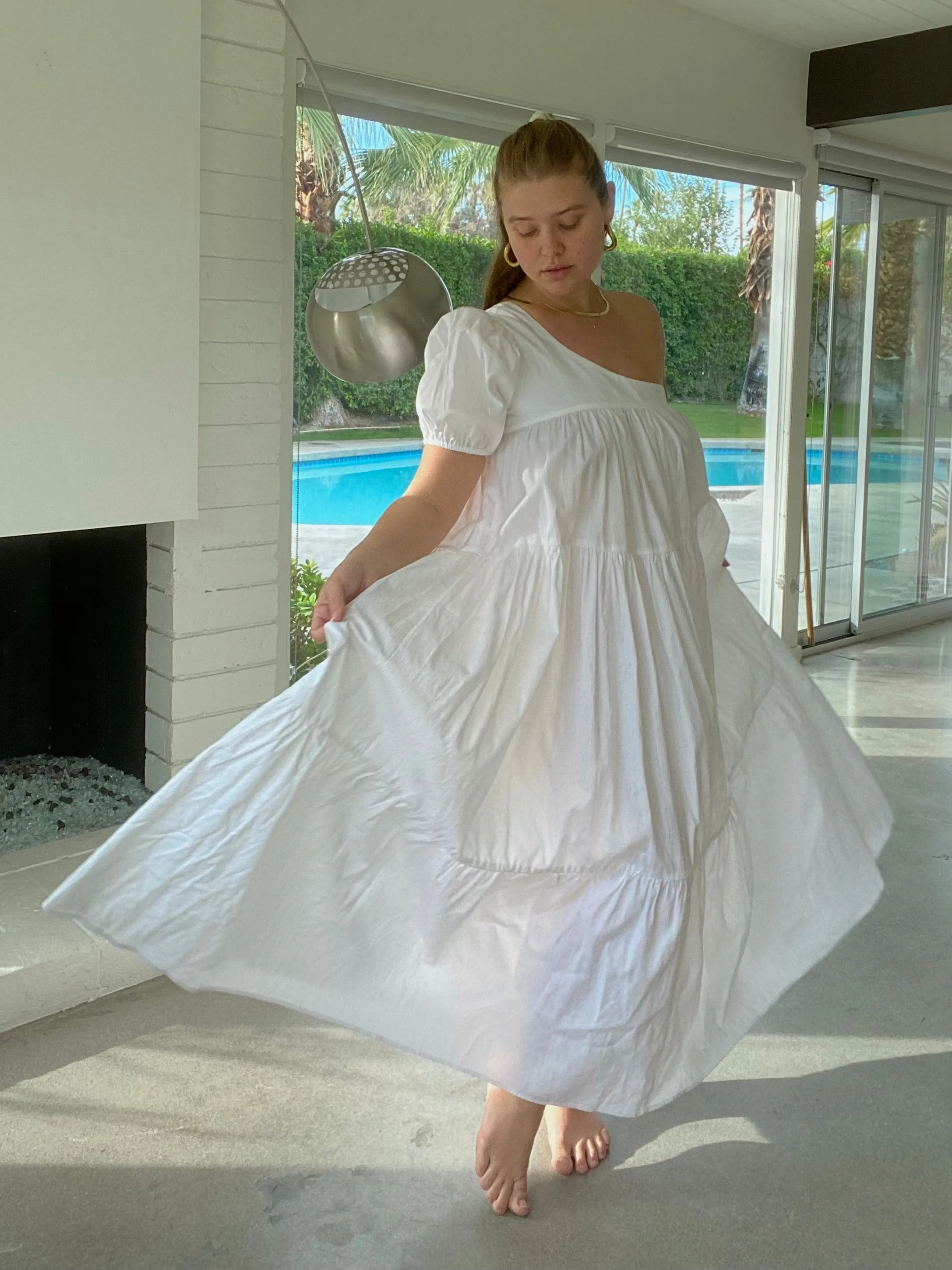 Yang Dress in White