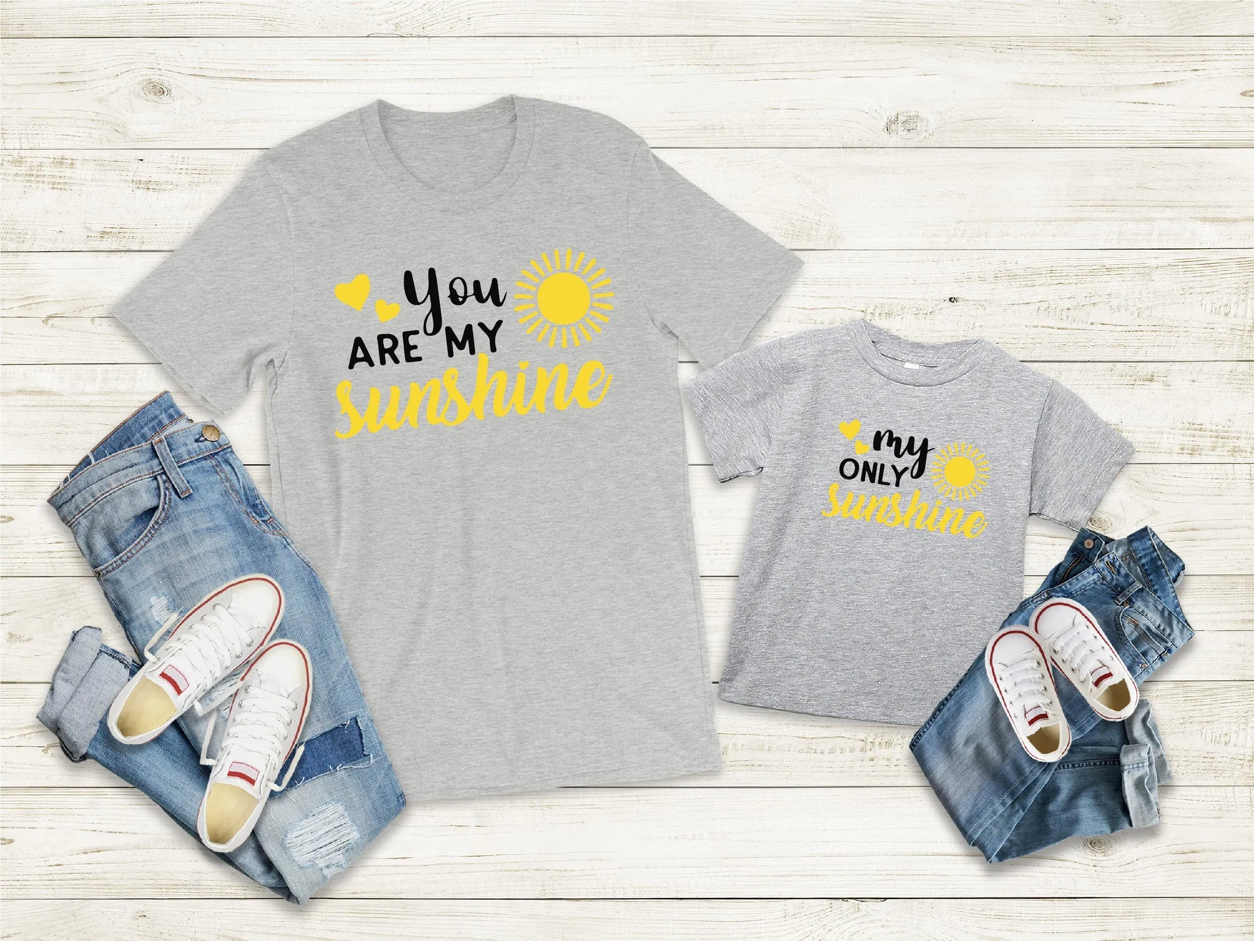 You are my Sunshine, Only Sunshine Matching T-shirts