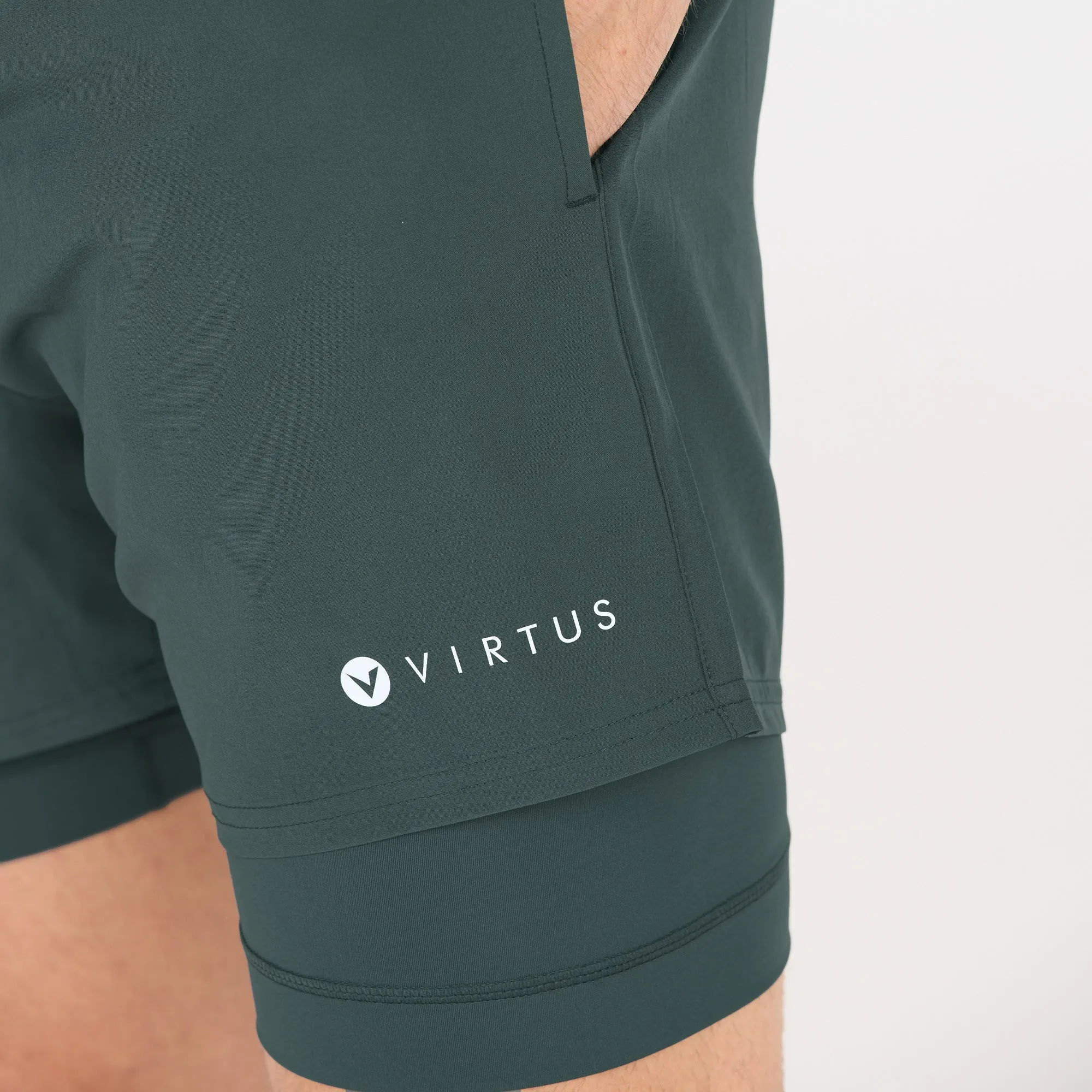 Zayne 2-in-1 Stretch Shorts